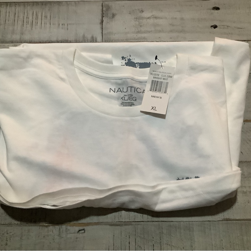 Nautica Men's Classic White Tee